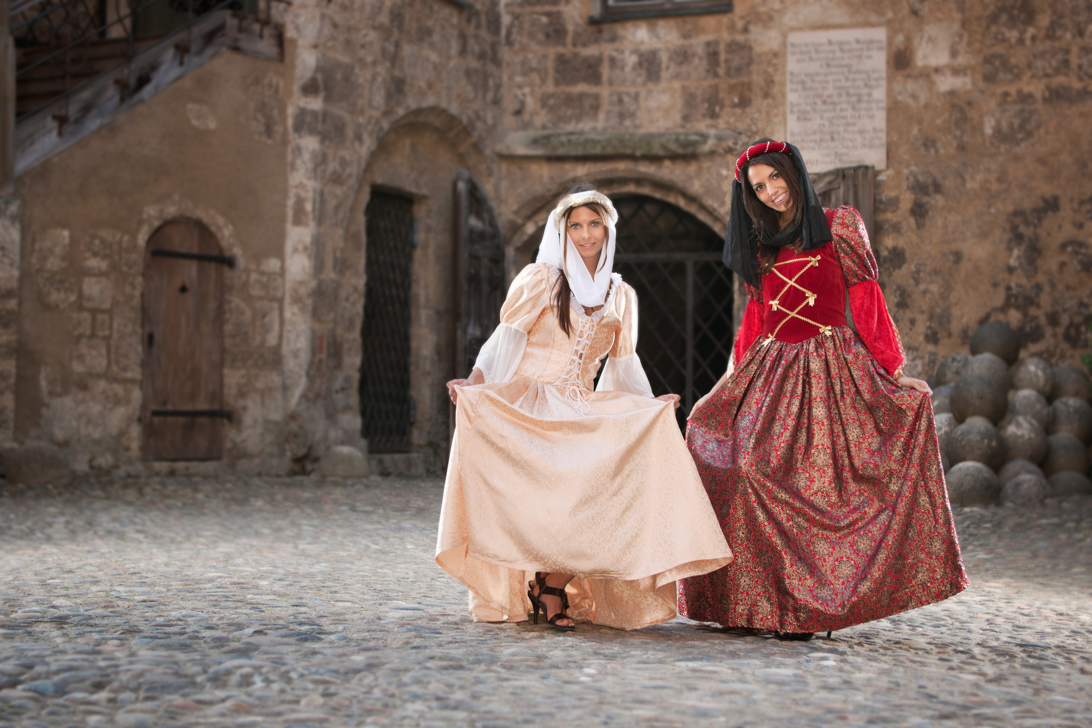 Traditional European women's fashion